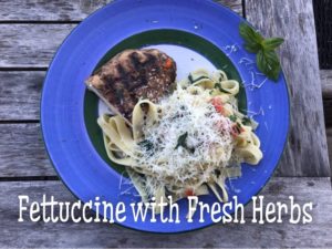 Fettuccine with Fresh Herbs and Chicken