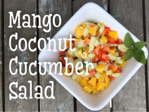 Mango Coconut Cucumber Salad